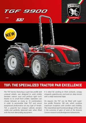 Tractoare 4WD Carraro TGF 9900