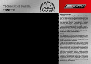 Tractoare 4WD Carraro Tony 9800 TR