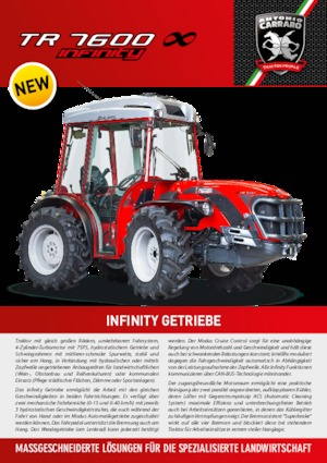 Tractoare 4WD Carraro TR 7600 Infinity