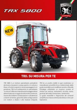 Tractoare 4WD Carraro TRX 5800