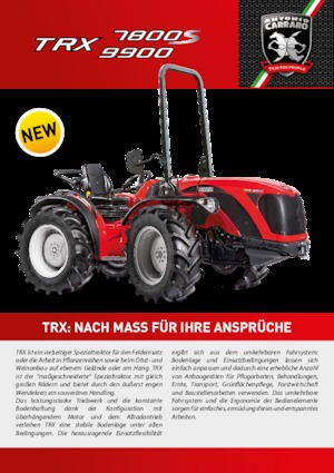 Tractoare 4WD Carraro TRX 9900