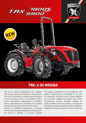 Tractoare 4WD Carraro TRX 9900