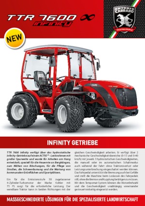 Tractoare 4WD Carraro TTR 7600 Infinity