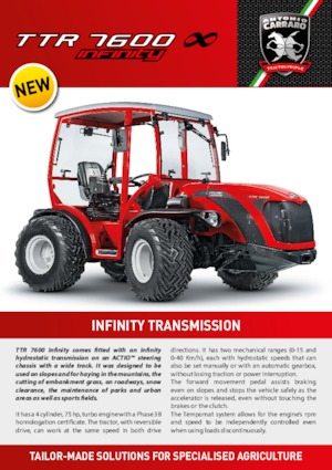 Tractoare 4WD Carraro TTR 7600 Infinity