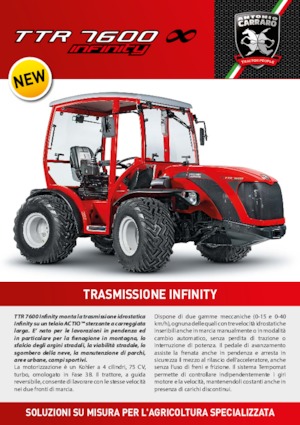 Tractoare 4WD Carraro TTR 7600 Infinity