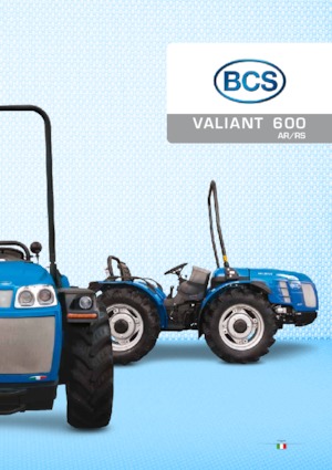 Tractoare 4WD BCS Valiant 600 AR