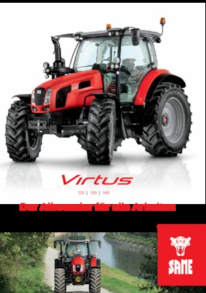 Tractoare 4WD SAME Virtus 140 