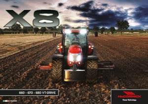 Tractoare 4WD McCormick X8.680 Premium