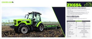 Tractoare 4WD Zoomlion ZK654