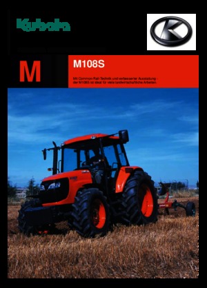 Tractoare 4WD Kubota M 108 S