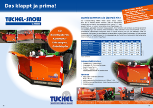 Pluguri de zăpadă ajustabile Tuchel Vario 270