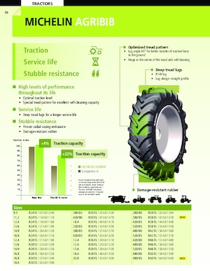 Anvelope pentru agricultură Michelin AGRIBIB 11.2 R24 119A8/116B TL