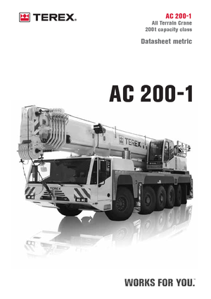 Macarale all-terrain Terex-Demag AC 200-1 (10x8x8)