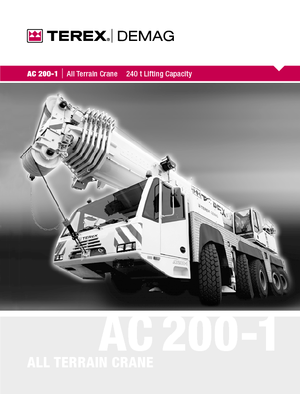 Macarale all-terrain Terex-Demag AC 200-1 (10x8x8)