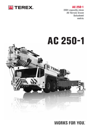 Macarale all-terrain Terex-Demag AC 250-1 (12x8x10)
