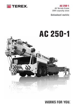 Macarale all-terrain Terex-Demag AC 250-1 (12x8x10)