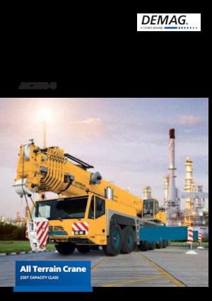 Macarale all-terrain Demag AC 250-6 