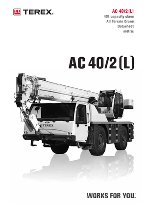 Macarale all-terrain Terex-Demag AC 40/2 L (4x4x4)