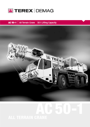 Macarale all-terrain Terex-Demag AC 50-1 (6x6x6)