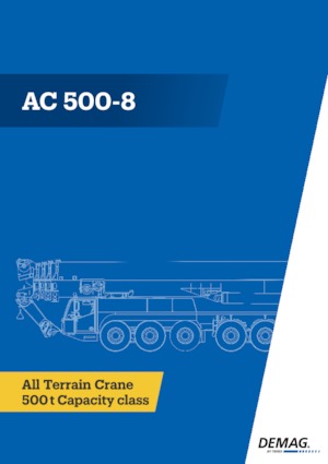 Macarale all-terrain Demag AC 500-8