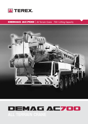 Macarale all-terrain Terex-Demag AC 700 (18x8x16)