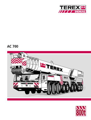 Macarale all-terrain Terex-Demag AC 700 (18x8x16)