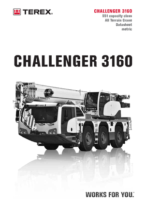 Macarale all-terrain Terex-Demag Challenger 3160 (6x4x6)
