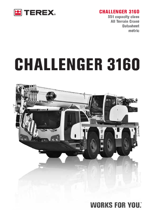 Macarale all-terrain Terex-Demag Challenger 3160 (6x4x6)