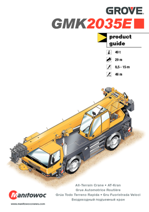 Macarale all-terrain Grove GMK2035E 