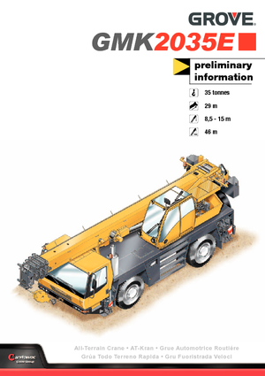 Macarale all-terrain Grove GMK2035E 