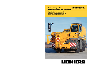 Macarale all-terrain Liebherr LTC 1055-3.1 (6x6x6)