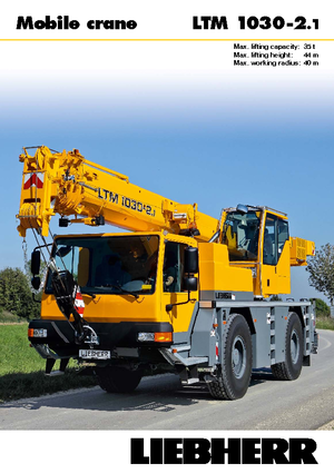 Macarale all-terrain Liebherr LTM 1030-2.1 