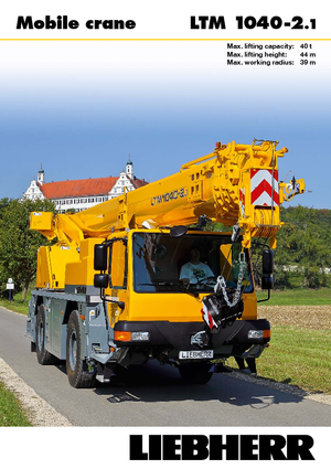 Macarale all-terrain Liebherr LTM 1040-2.1 