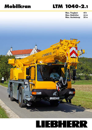 Macarale all-terrain Liebherr LTM 1040-2.1 