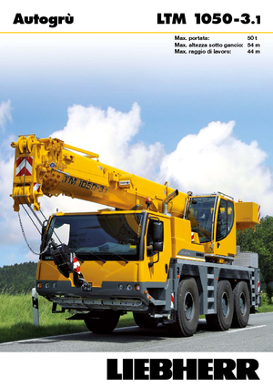 Macarale all-terrain Liebherr LTM 1050-3.1 