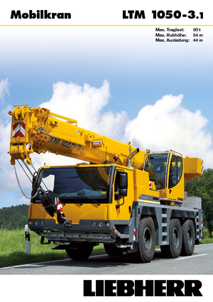 Macarale all-terrain Liebherr LTM 1050-3.1 