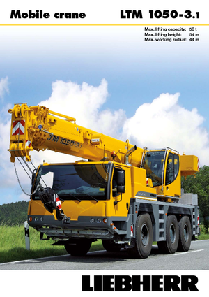 Macarale all-terrain Liebherr LTM 1050-3.1 