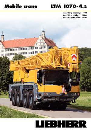 Macarale all-terrain Liebherr LTM 1070-4.2 