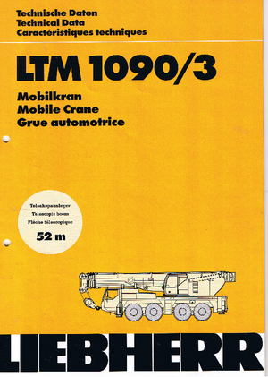 Macarale all-terrain Liebherr LTM 1090/3 (8x8x6)