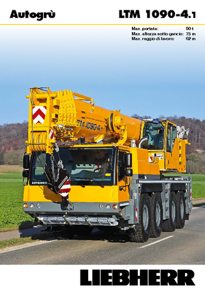 Macarale all-terrain Liebherr LTM 1090-4.1 (8x6x8)