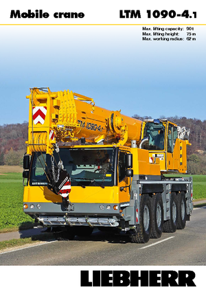 Macarale all-terrain Liebherr LTM 1090-4.1 (8x6x8)