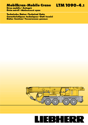 Macarale all-terrain Liebherr LTM 1090-4.1 (8x6x8)