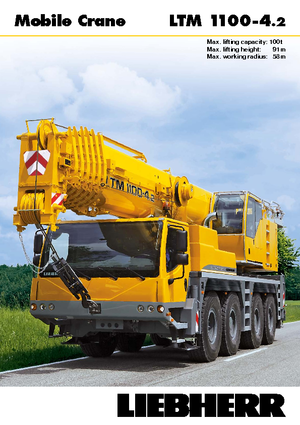 Macarale all-terrain Liebherr LTM 1100-4.2 
