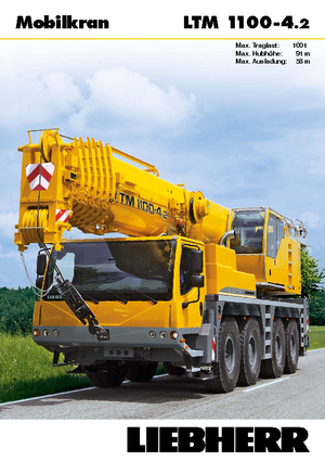 Macarale all-terrain Liebherr LTM 1100-4.2 