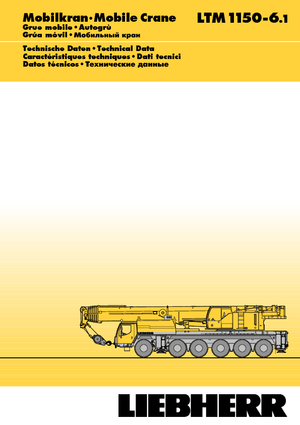 Macarale all-terrain Liebherr LTM 1150-6.1 (12x8x12)