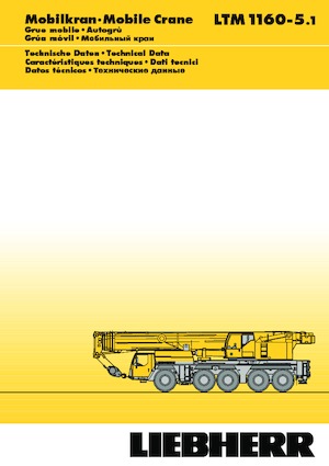 Macarale all-terrain Liebherr LTM 1160-5.1 (10x6x8)