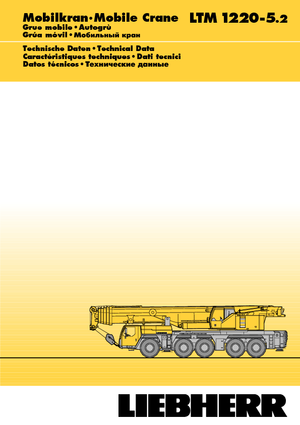 Macarale all-terrain Liebherr LTM 1220-5.2 (10x6x10)