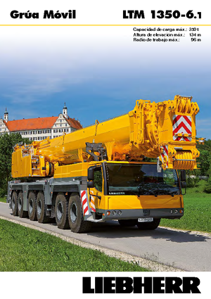 Macarale all-terrain Liebherr LTM 1350-6.1 
