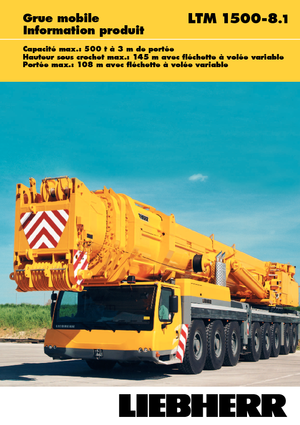 Macarale all-terrain Liebherr LTM 1500-8.1