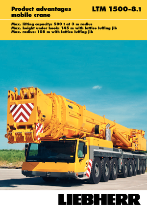 Macarale all-terrain Liebherr LTM 1500-8.1